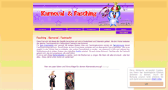 Desktop Screenshot of karneval.unterhaltungsspiele.com